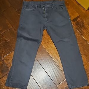 Levi's 505s 40x32 Men's Dark Gray Relaxed Jeans